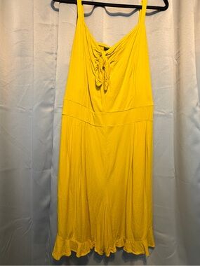 Torrid Yellow Sleeveless Summer Romper